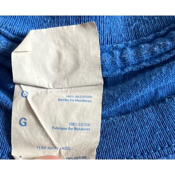 VTG Billy Goat Tavern Chicago Shirt CUBS Cheezborger Cheeseburger Blue-L - Picture 6 of 6